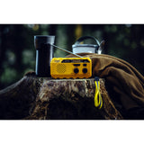 Radio solar Adler, batería recargable de 1200 mAh, linterna, manivela, AD 1197
