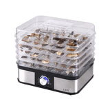 Secador de lafe, para setas, frutas, verduras, 250W, 5 tamices, control de temperatura, NutriDry