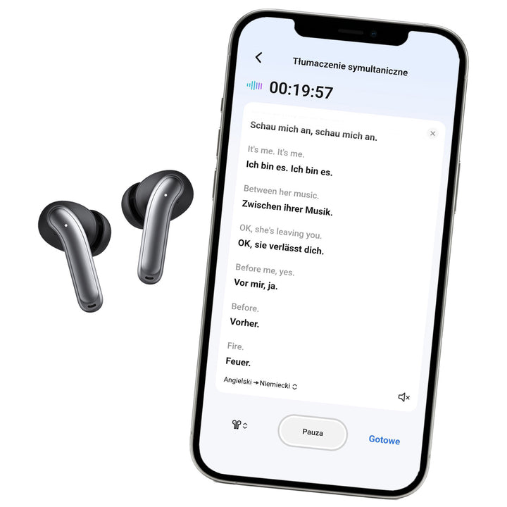 Auriculares inalámbricos Audiocore, híbridos ANC, ENC, 6 micrófonos, estuche de carga, Tuya, AC591 PRO