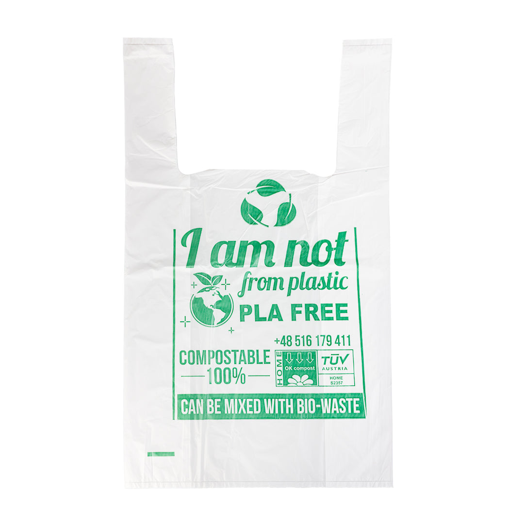 Bolsa BIO, ecológica, compostable, paquete de 100 unidades