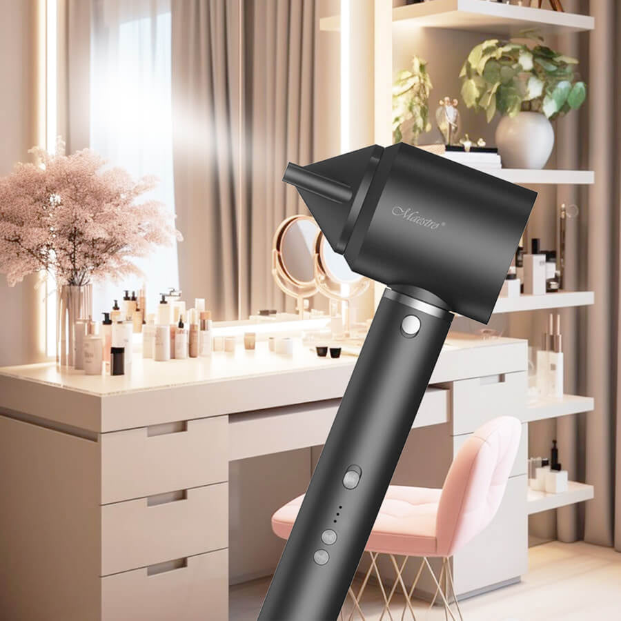 Maestro multistyler/set de cuidado del cabello, secador, secador-cepillo, rizador automático, 1200 W de potencia, 2 ajustes de temperatura + chorro frío, MR-230