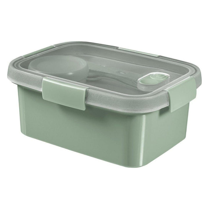 Curver Recipiente para alimentos, tapa hermética, válvula en la tapa, 100% reciclado, apto para microondas, 250003