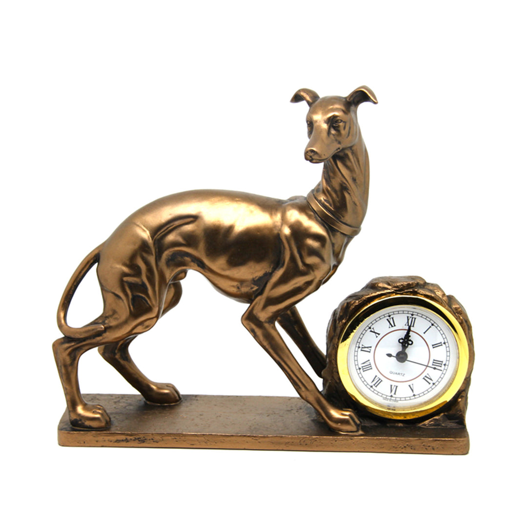 Figurita de perro, Cuadro, Reloj, Escultura decorativa de bronce, Reina Isabel