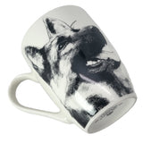 Taza de porcelana Reina Isabel, Pastor alemán, 350ml, Q1-05232