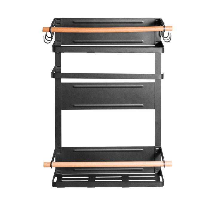 Estante magnético Maclean para frigorífico/lavadora, negro, 12 kg máx., MC-910, 4 piezas
