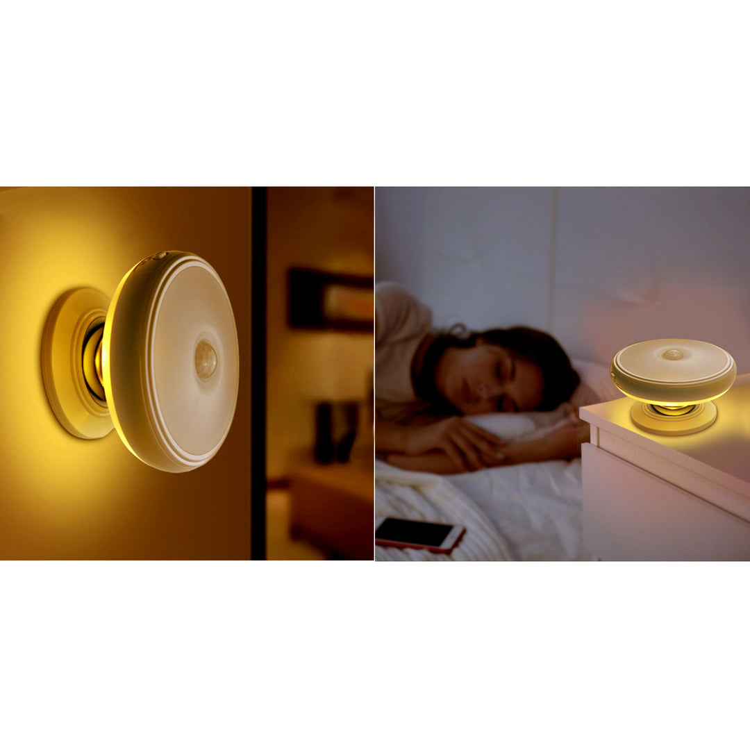 Lámpara LED con sensor de movimiento Maclean, imán, luz de fondo, modos de luz: continua, sensor PIR, 3xAA, MCE223 + 3 pilas Varta Industrial