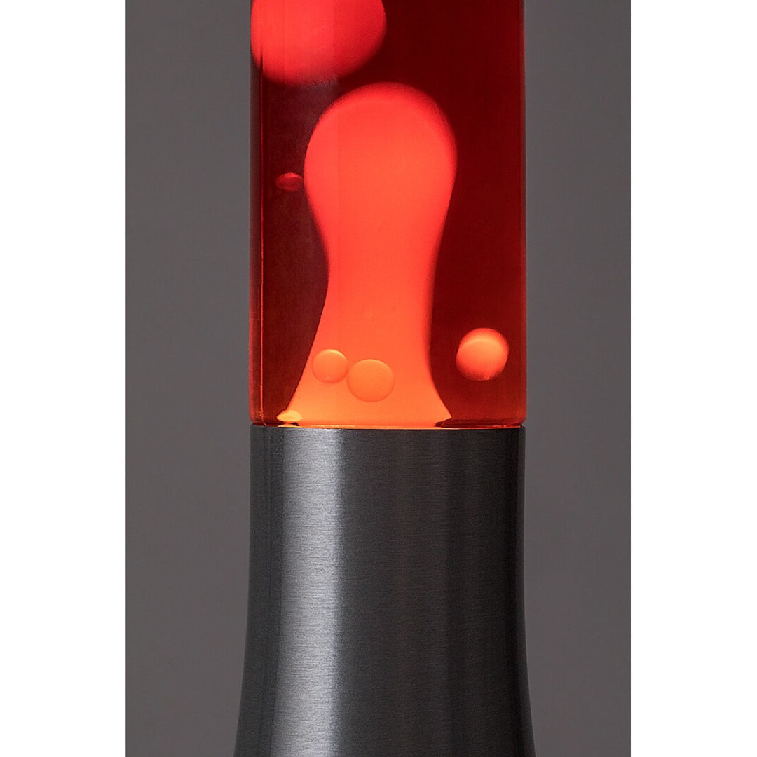 Lámpara de lava LED Rabalux, 25 W, 3000 K, roja, Poppilol
