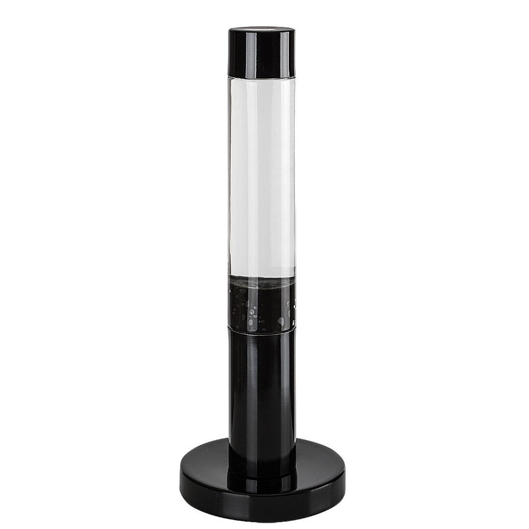 Lámpara de lava LED Rabalux, potencia 25 W, 3000 K, cera negra, Lavastic
