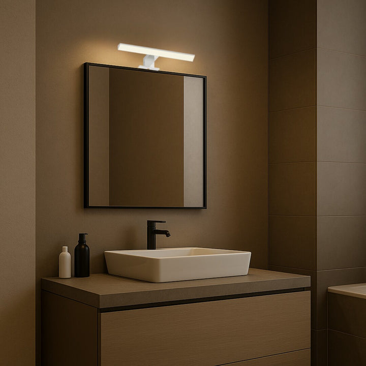 Rabalux lámpara de baño, potencia 6W, blanco natural 4000K, IP44. cromo, Loric