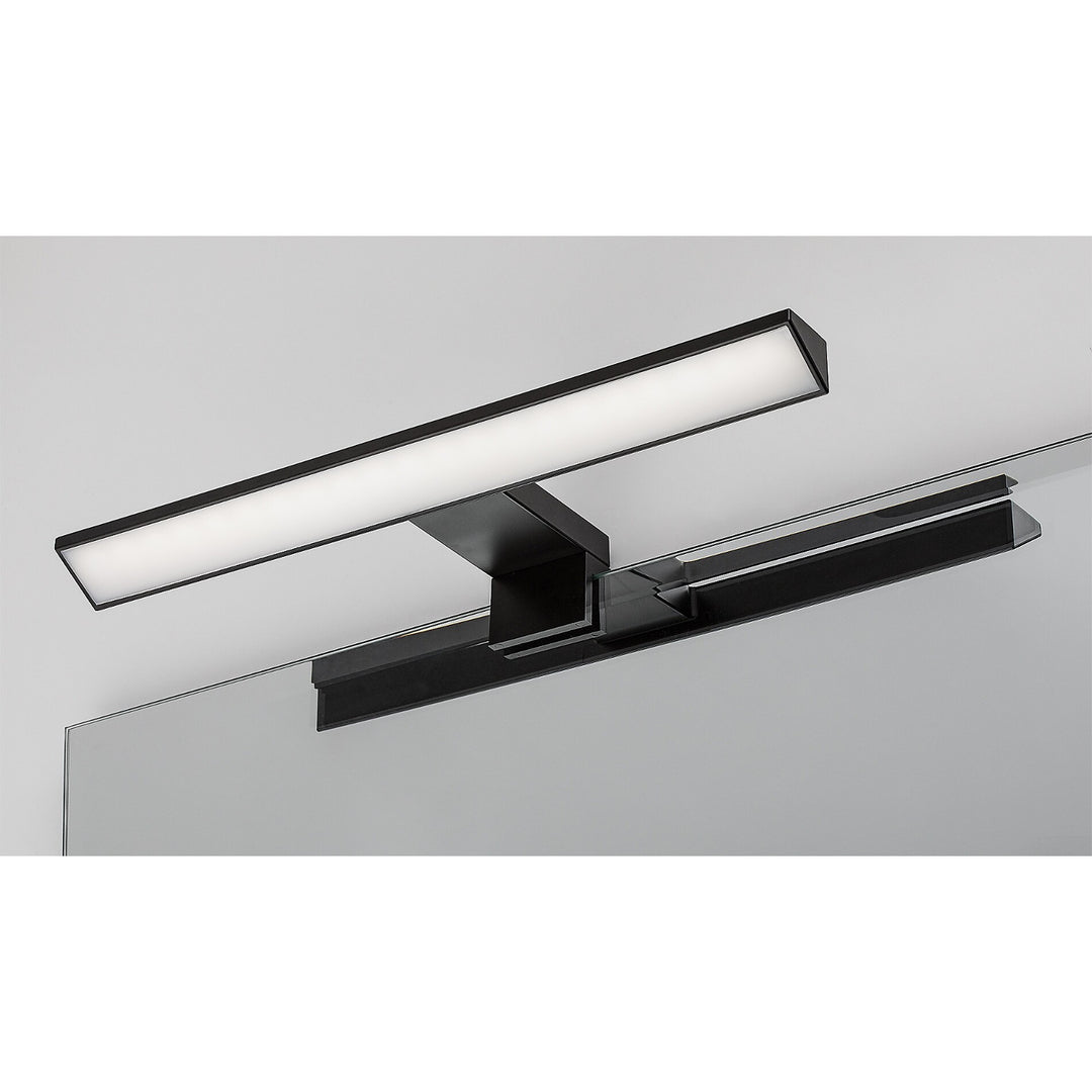 Rabalux lámpara de baño, potencia 6W, blanco natural 4000K, IP44. negro, Loric