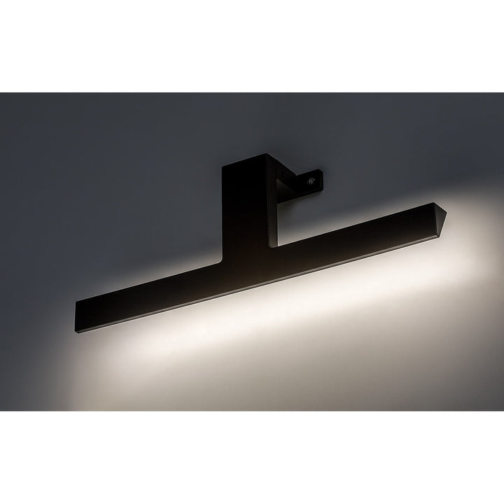 Rabalux lámpara de baño, potencia 6W, blanco natural 4000K, IP44. negro, Loric