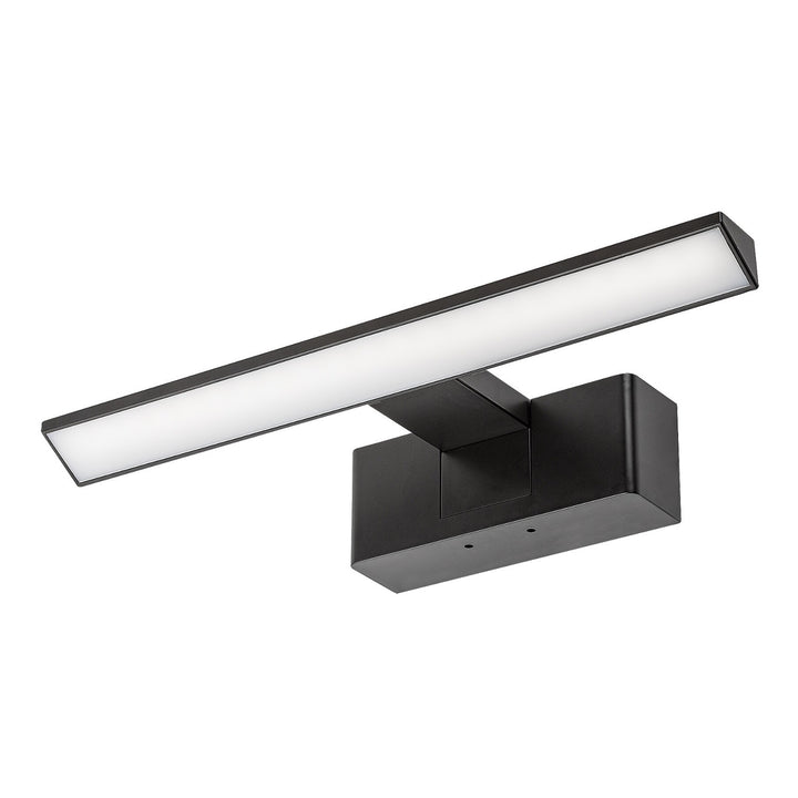 Rabalux lámpara de baño, potencia 6W, blanco natural 4000K, IP44. negro, Loric