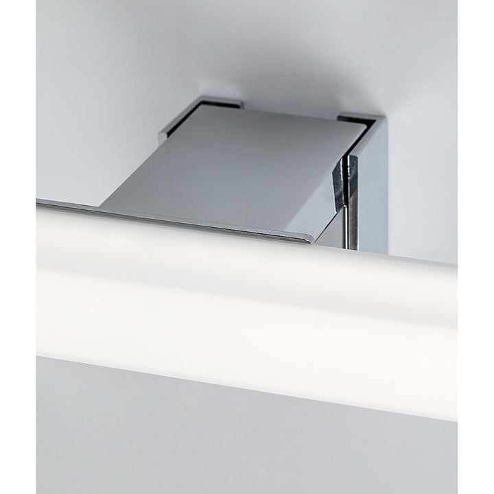 Lámpara de baño Rabalux, potencia 9 W, blanco natural 4000 K, IP44, cromada, Oliro