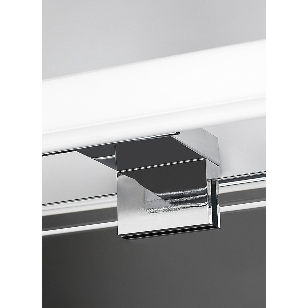 Lámpara de baño Rabalux, potencia 9 W, blanco natural 4000 K, IP44, cromada, Oliro