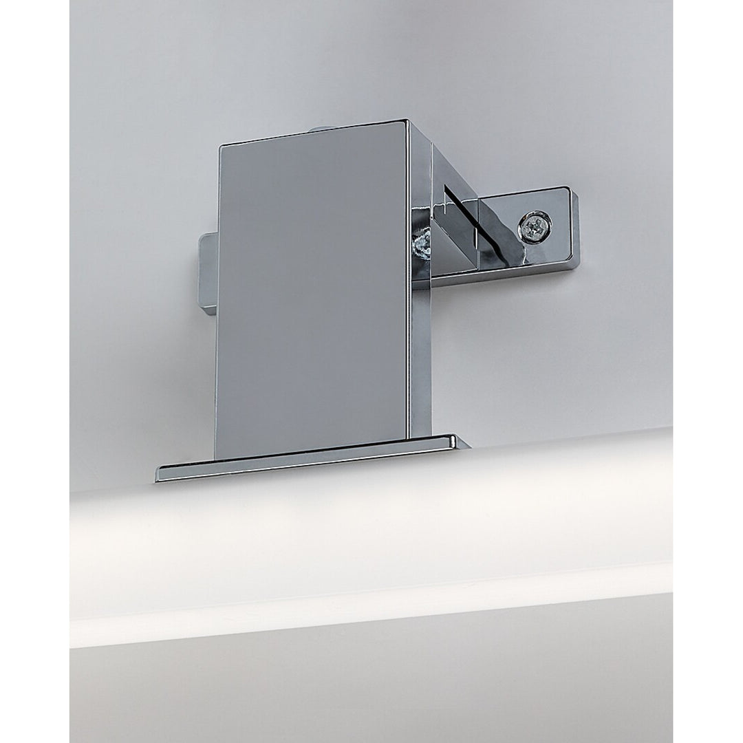 Lámpara de baño Rabalux, potencia 9 W, blanco natural 4000 K, IP44, cromada, Oliro
