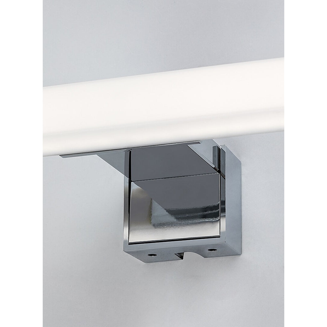 Lámpara de baño Rabalux, potencia 9 W, blanco natural 4000 K, IP44, cromada, Oliro