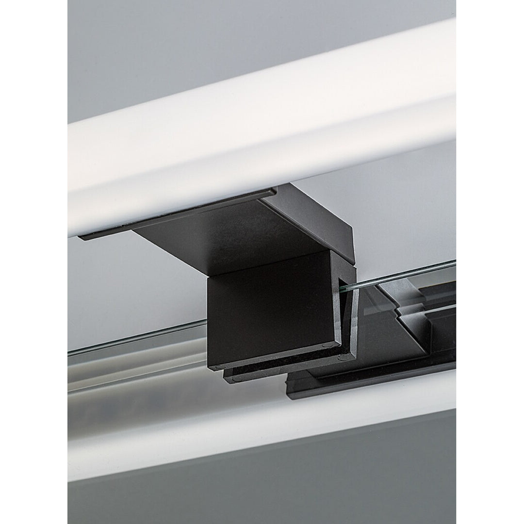 Rabalux lámpara de baño, potencia 9W, blanco natural 4000K, IP44. negro, Oliro