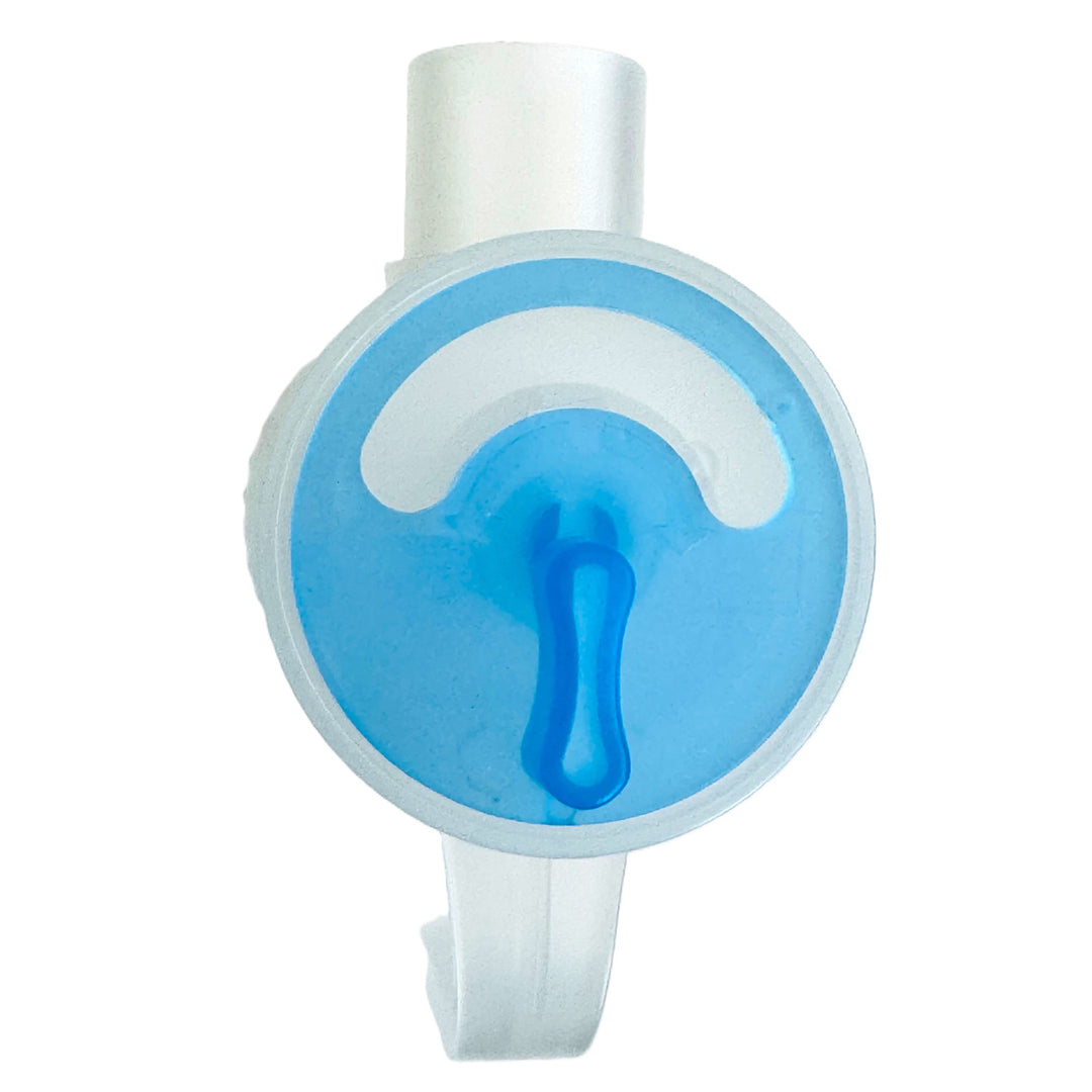 Juego de accesorios de inhalación/nebulización Omnibus, nebulizador grande de 12 ml, color azul, 5 filtros de repuesto, control de velocidad