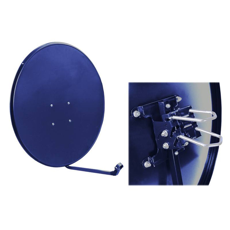 Antena parabólica LTC, 90 cm, azul oscuro, resistente, LXSAT951/G