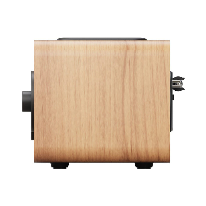 Radio portátil Blaupunkt, radio digital DAB+ y sintonizador FM, Bluetooth, salida de auriculares, reproductor USB y microSD, pantalla LCD, función de reloj y alarma, alimentada por batería recargable USB-C, DR10CR