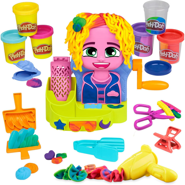 Peluquería Play-Doh, juguete creativo, pastryoline, F8807
