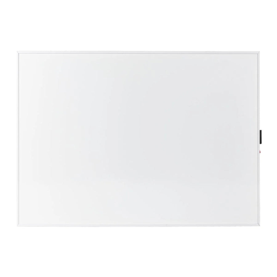 Calefactor por infrarrojos Cronos, 500W, blanco, antialérgico, ultrafino, superficie mate, calienta hasta 14m2, Synthelith PRO CRP-500TWP Blanco