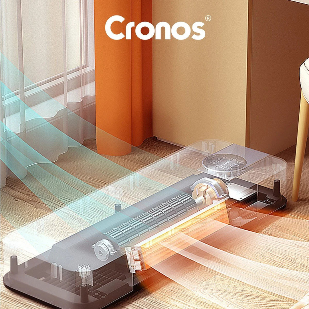 Cortina de aire ventilada Cronos, 1500W, bajo consumo, gran ángulo de descarga, mando a distancia, HFH-201