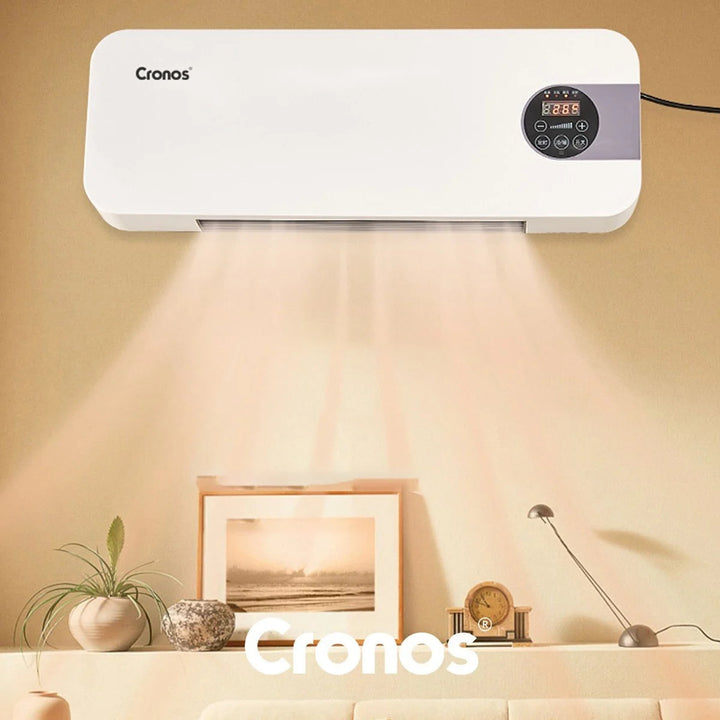 Cortina de aire ventilada Cronos, 1500W, bajo consumo, gran ángulo de descarga, mando a distancia, HFH-201