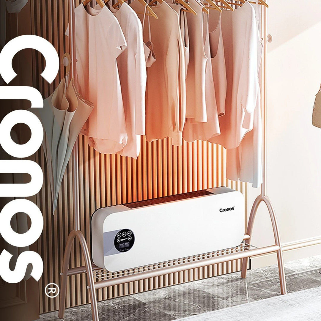 Cortina de aire ventilada Cronos, 1500W, bajo consumo, gran ángulo de descarga, mando a distancia, HFH-201