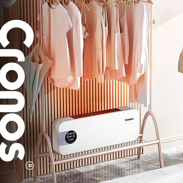 Cortina de aire ventilada Cronos, 1500W, bajo consumo, gran ángulo de descarga, mando a distancia, HFH-201