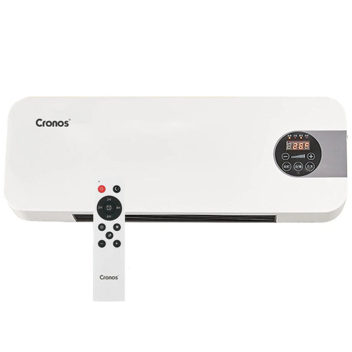 Cortina de aire ventilada Cronos, 1500W, bajo consumo, gran ángulo de descarga, mando a distancia, HFH-201