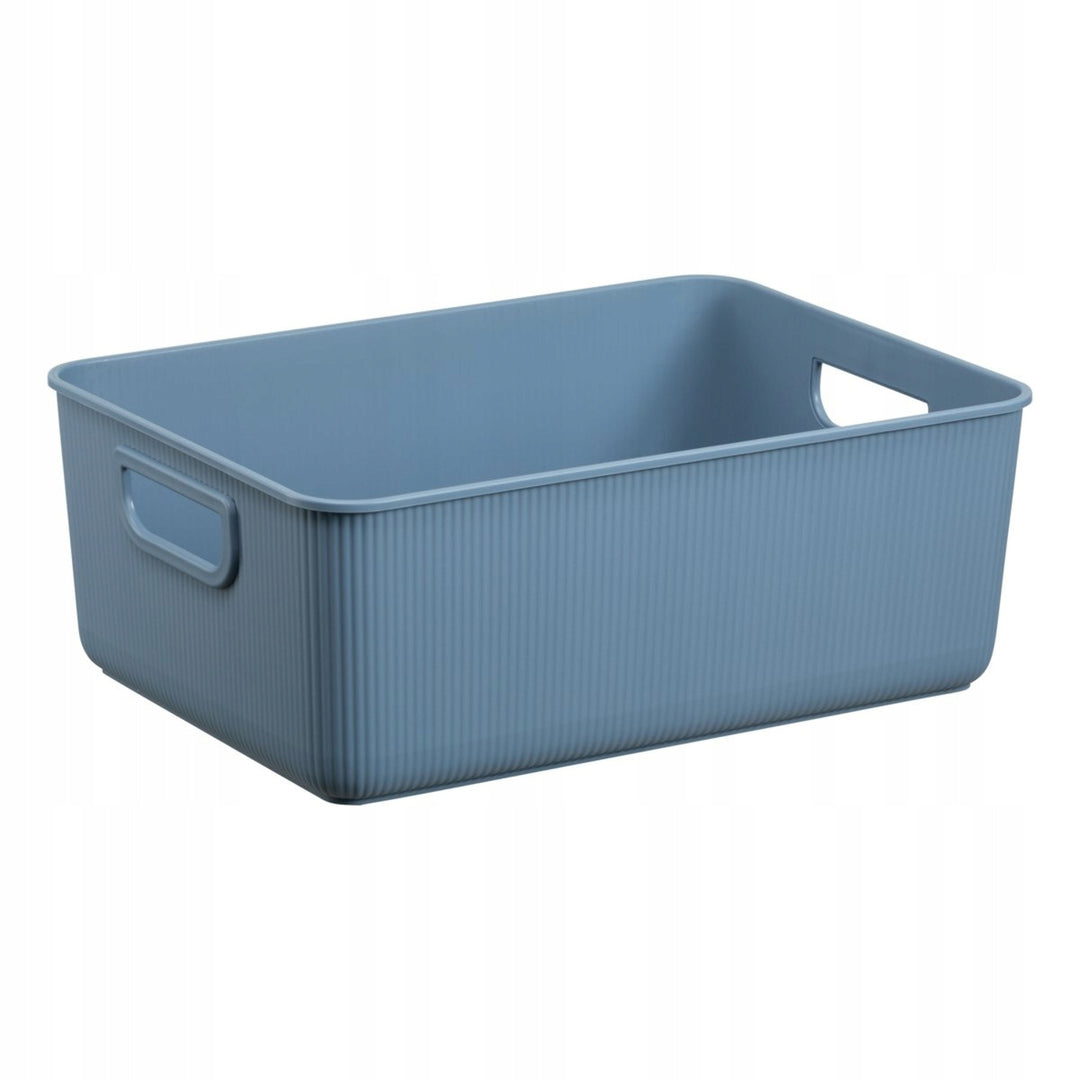 Recipiente de almacenamiento Akita Plast Team, azul, 10L, 100% reciclado, 60840800
