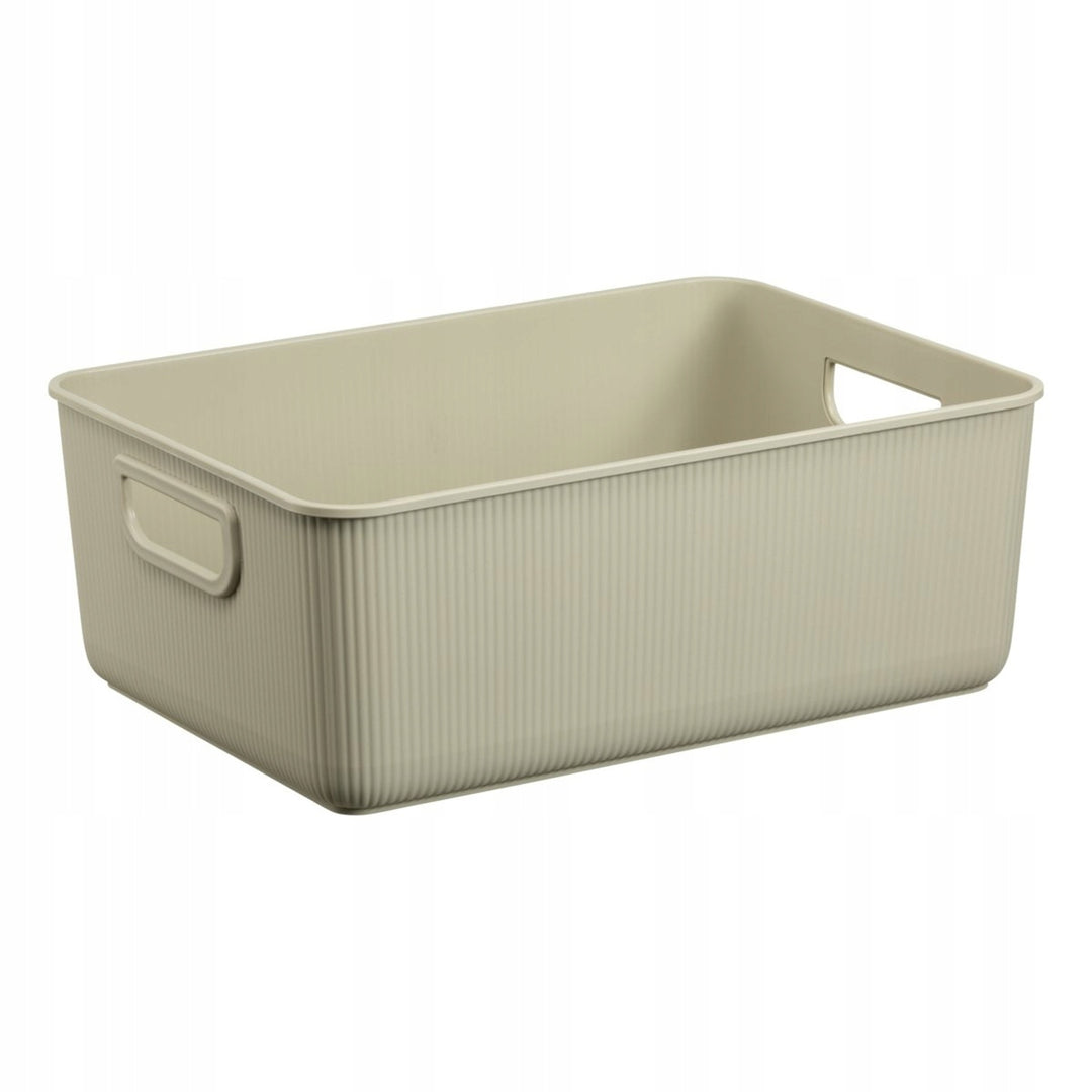 Recipiente de almacenamiento Akita Plast Team, beige, 10L, 100% reciclado, 60840802