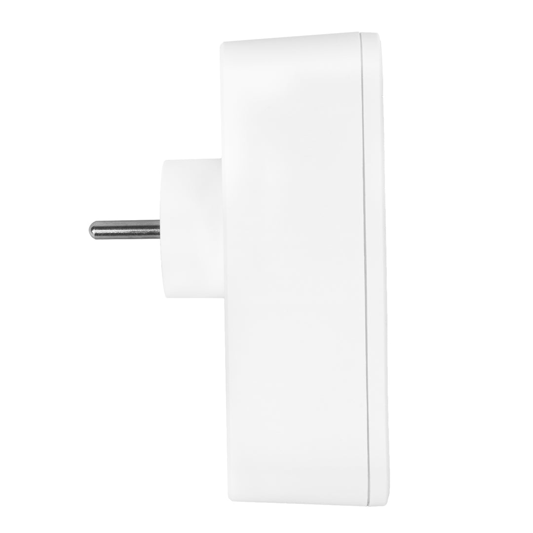Toma de corriente x3 + 4xUSB Maclean, divisor de 3 tomas, 2xUSB A, 2xUSB C PD 20W, 1x16A + 2x6A, MCE248 F/W, 2 piezas