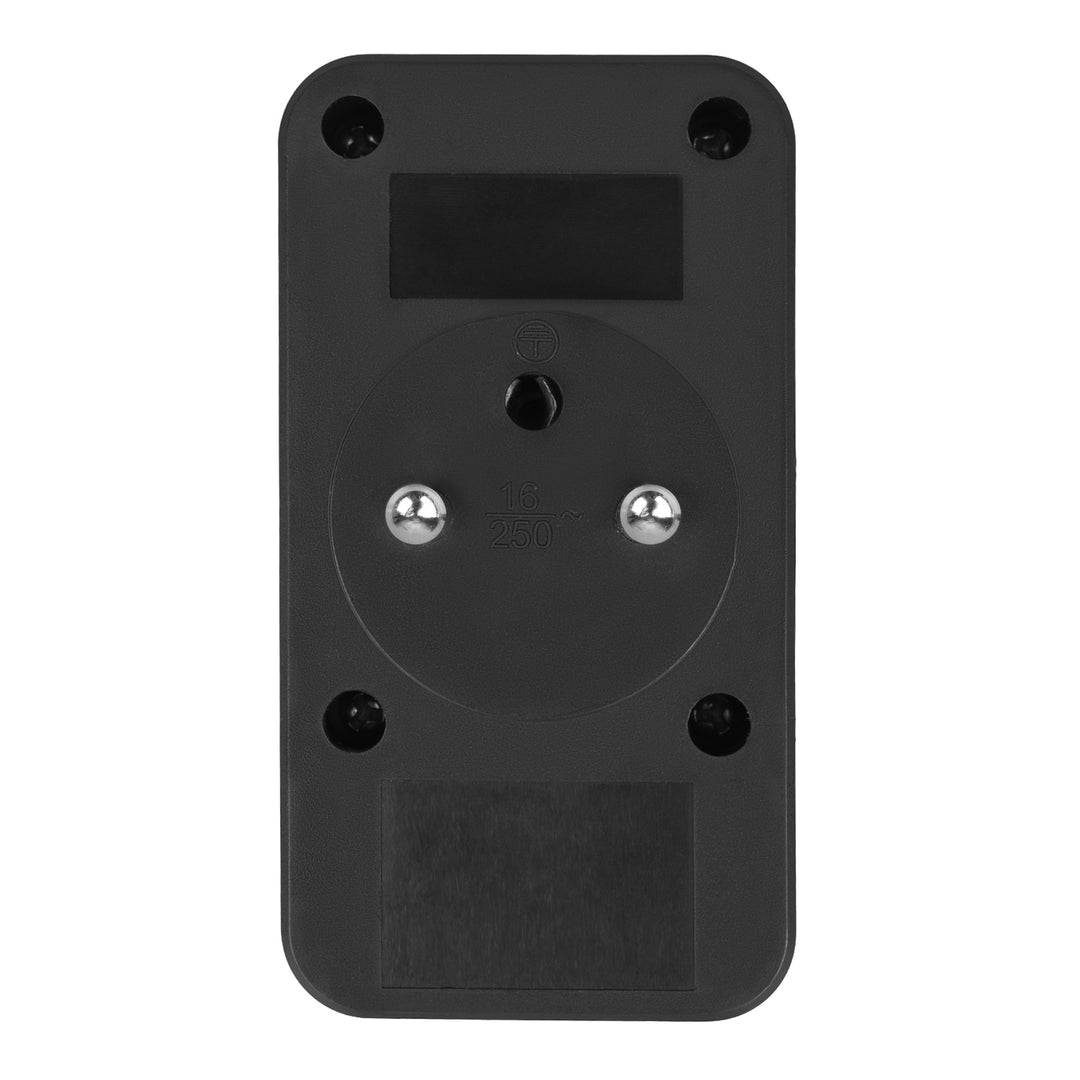 Toma de corriente Maclean x2 + 4xUSB, divisor con 2 tomas, 2xUSB A, 2xUSB C PD 20W, 1x16A + 1x6A, MCE249 F/B, 2 piezas