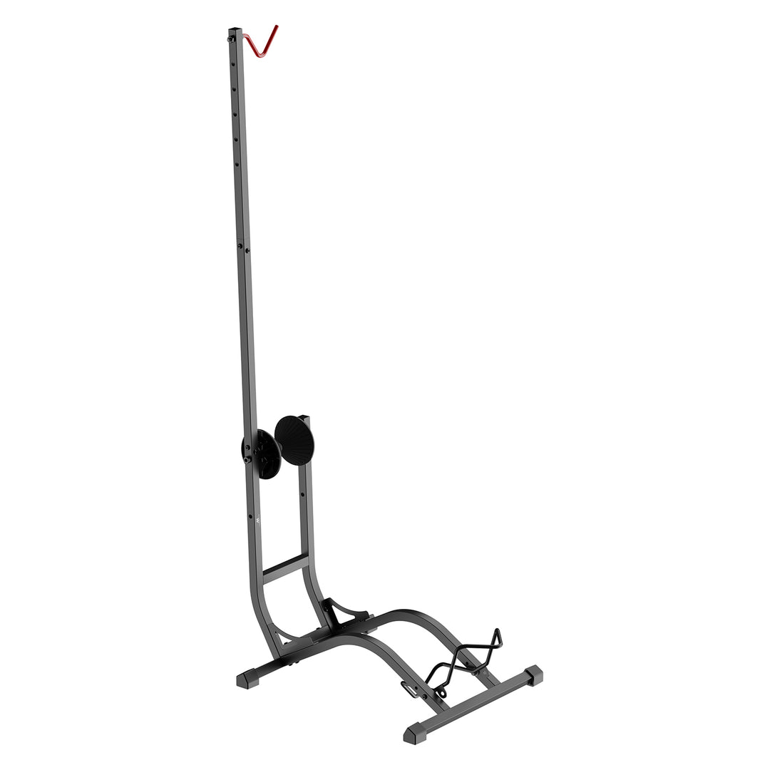 Soporte de suelo para bicicletas Maclean, independiente, horizontal/vertical, para almacenamiento, acero, carga máxima de 35 kg, MC-170