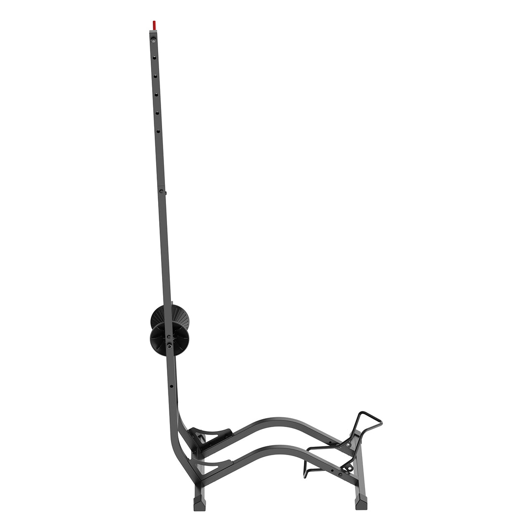 Soporte de suelo para bicicletas Maclean, independiente, horizontal/vertical, para almacenamiento, acero, carga máxima de 35 kg, MC-170