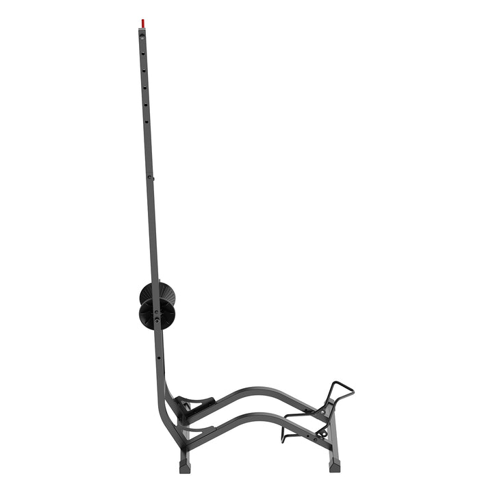 Soporte de suelo para bicicletas Maclean, independiente, horizontal/vertical, para almacenamiento, acero, carga máxima de 35 kg, MC-170