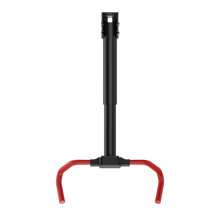 Soporte/colgador de pared para bicicletas Maclean, horizontal, acero, carga máxima de 30 kg, ángulo ajustable, MC-172