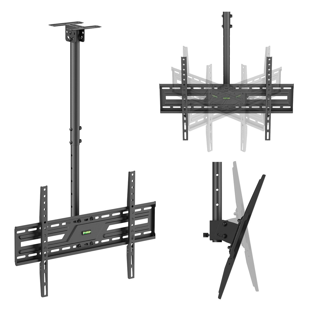 Soporte / colgador de techo para televisor Maclean, carga máxima de 50 kg, 37-86", VESA máximo 600x400, MC-173