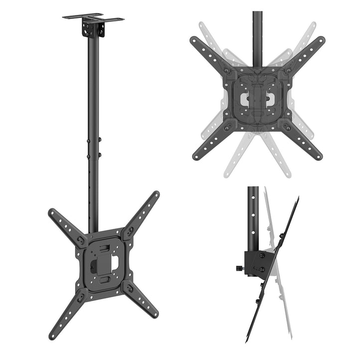 Soporte / colgador de techo para televisores Maclean, carga máxima de 35 kg, 23-55", VESA máximo 400x400, MC-174