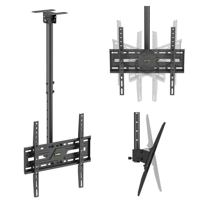 Soporte / colgador de techo para televisor Maclean, carga máxima de 50 kg, 37-75", VESA máximo 400x400, MC-175