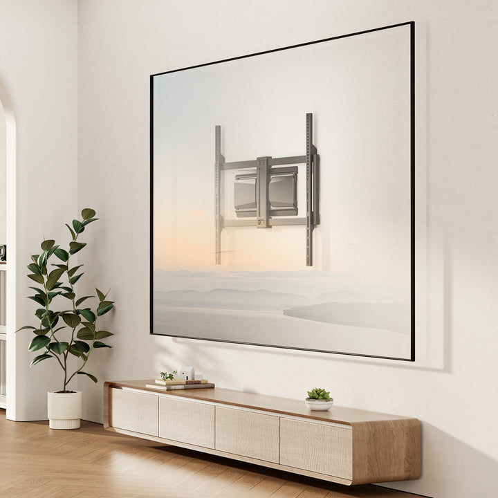 Soporte / colgador para televisor Maclean, VESA máx. 600x400, 37-90", carga máx. 65 kg, negro, MC-881 N