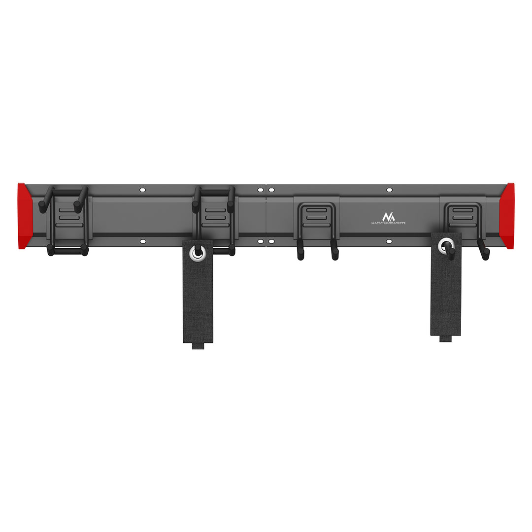 Organizador de pared para herramientas Maclean, de acero, carga máxima de 136 kg, anchura de 816 mm, MC-178