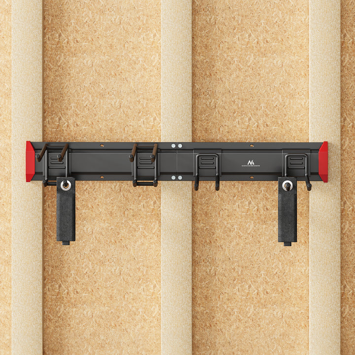 Organizador de pared para herramientas Maclean, de acero, carga máxima de 136 kg, anchura de 816 mm, MC-178