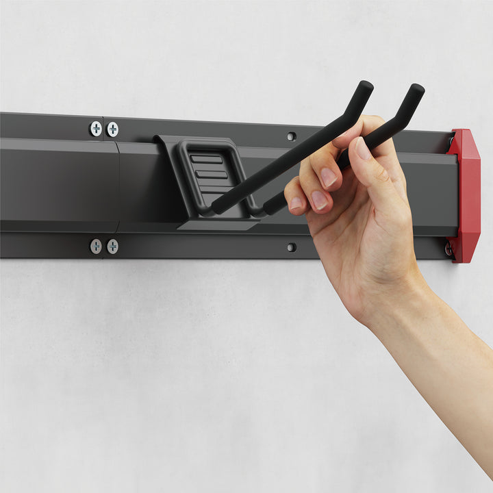 Organizador de pared para herramientas Maclean, de acero, carga máxima de 136 kg, anchura de 816 mm, MC-178