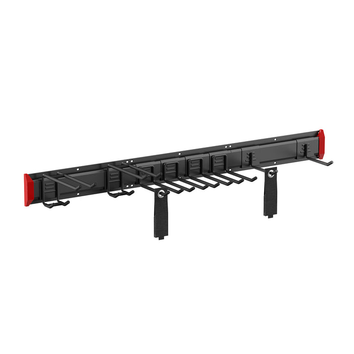 Organizador de pared para herramientas Maclean, de acero, carga máxima de 228 kg, anchura de 1222 mm, MC-179