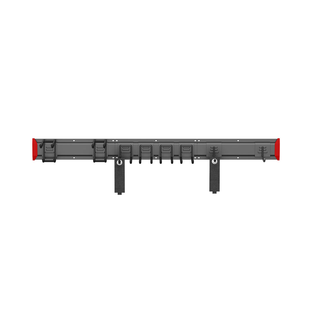 Organizador de pared para herramientas Maclean, de acero, carga máxima de 228 kg, anchura de 1222 mm, MC-179