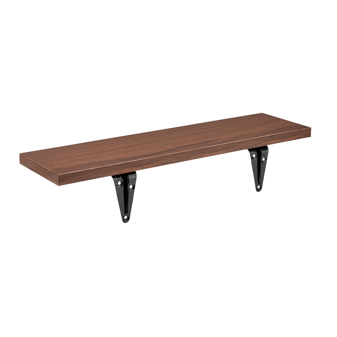 Estantes de pared Maclean, juego de 12 piezas, 8 kg máx., para montaje en pared, MC-331