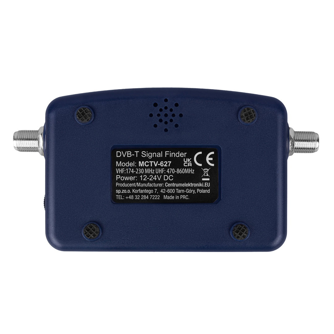Medidor de TV DVB-T Maclean, maletín, cable de 25 cm F-F, MCTV-627 + 10 pilas AA Varta Industrial